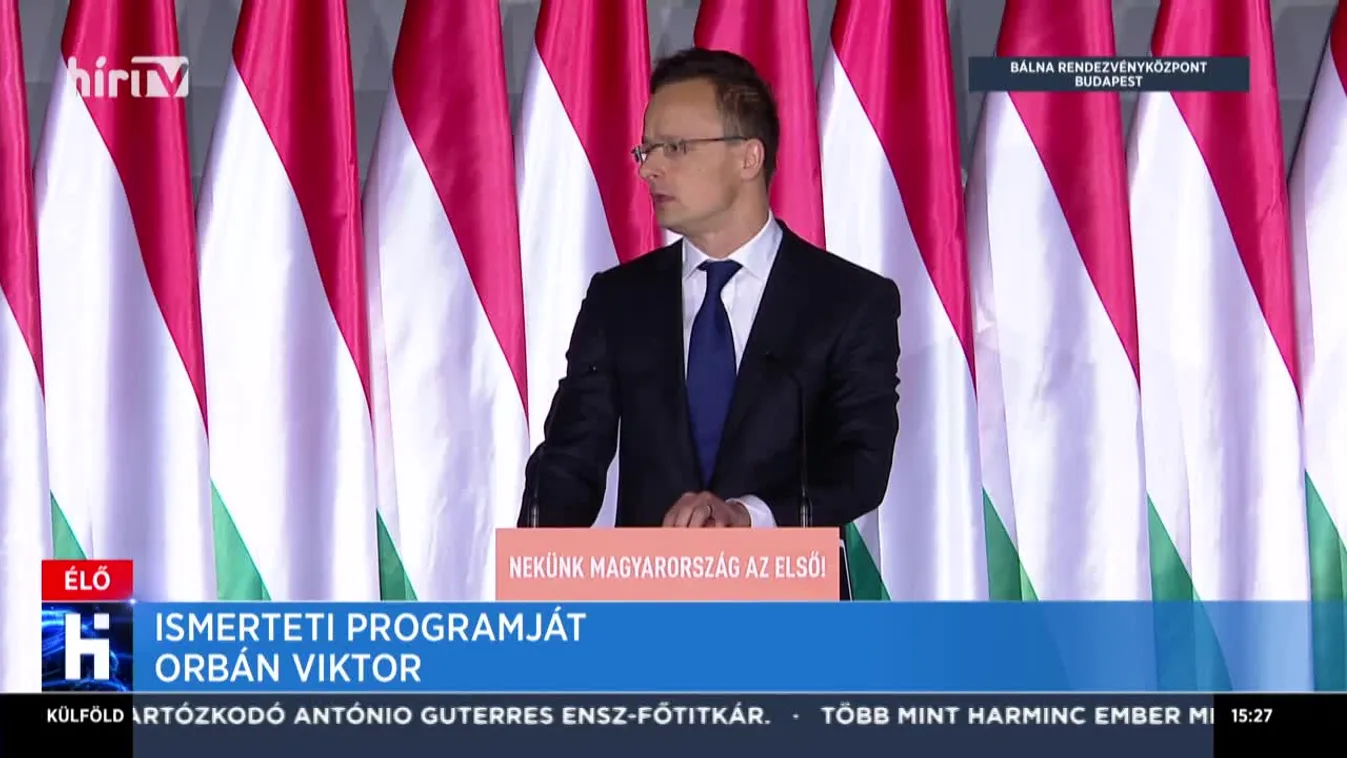 Szijjártó Péter beszéde