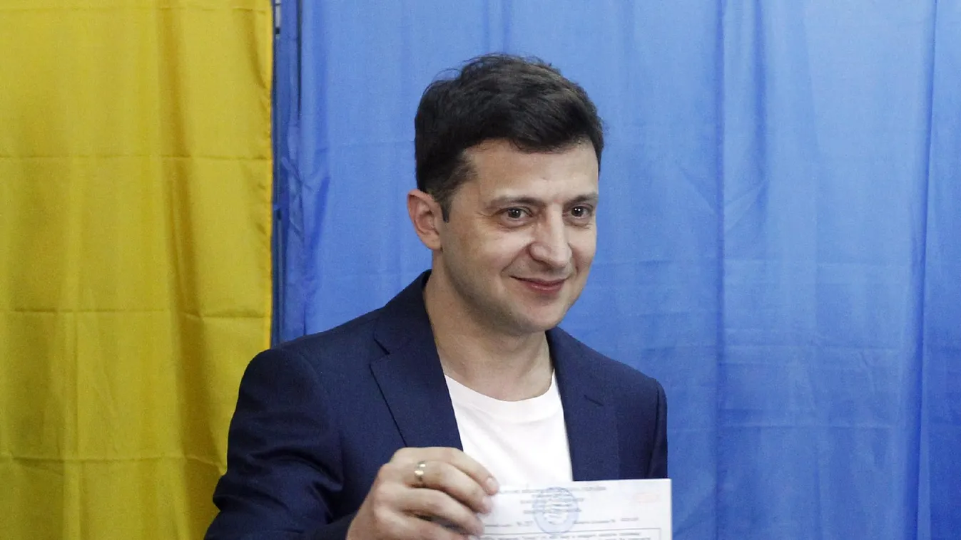 Csaknem teljes feldolgozottság mellett is 70 százalék fölött áll Zelenszkij