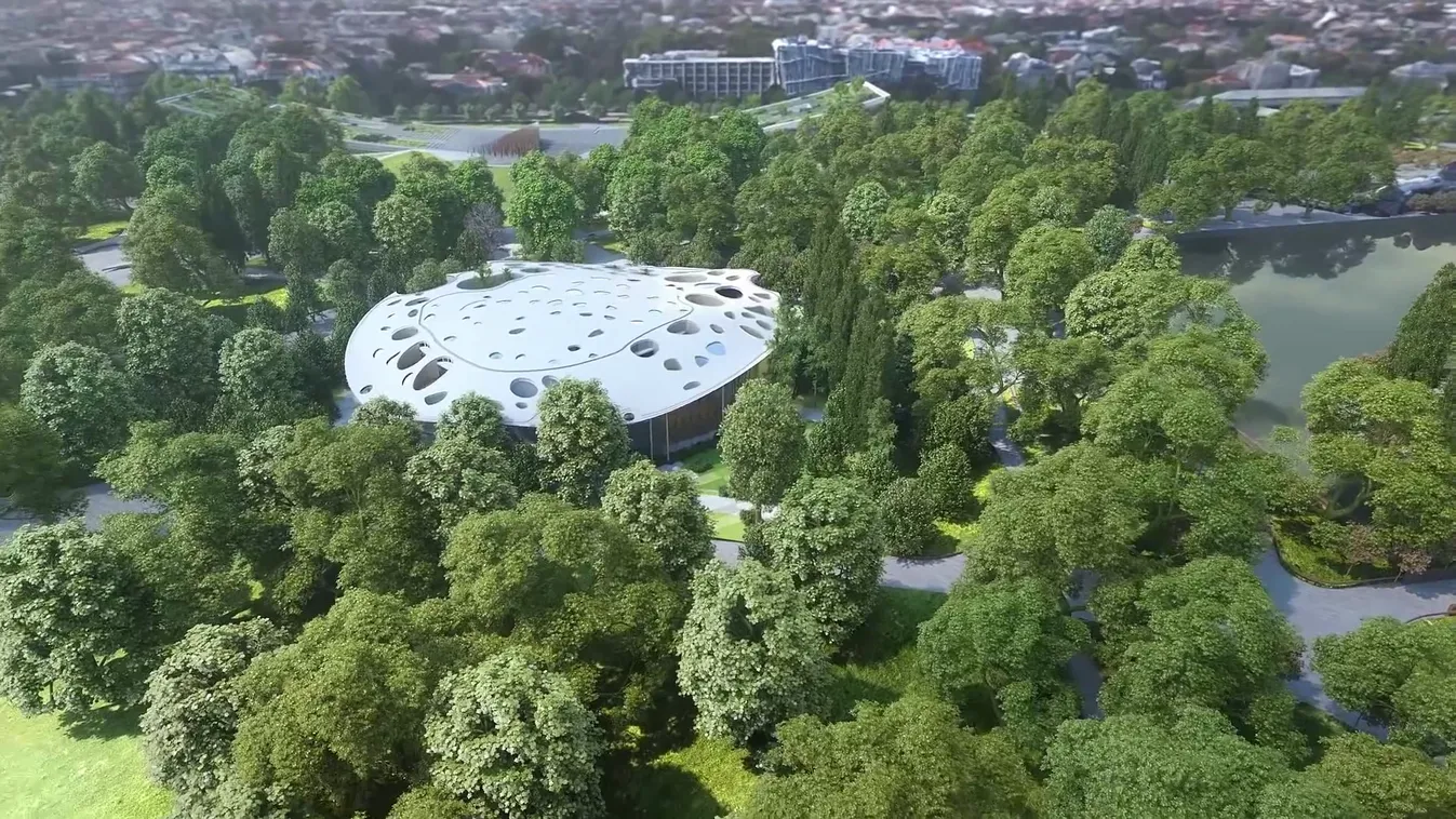 Megkezdődtek a Magyar Zene Háza magasépítési munkálatai