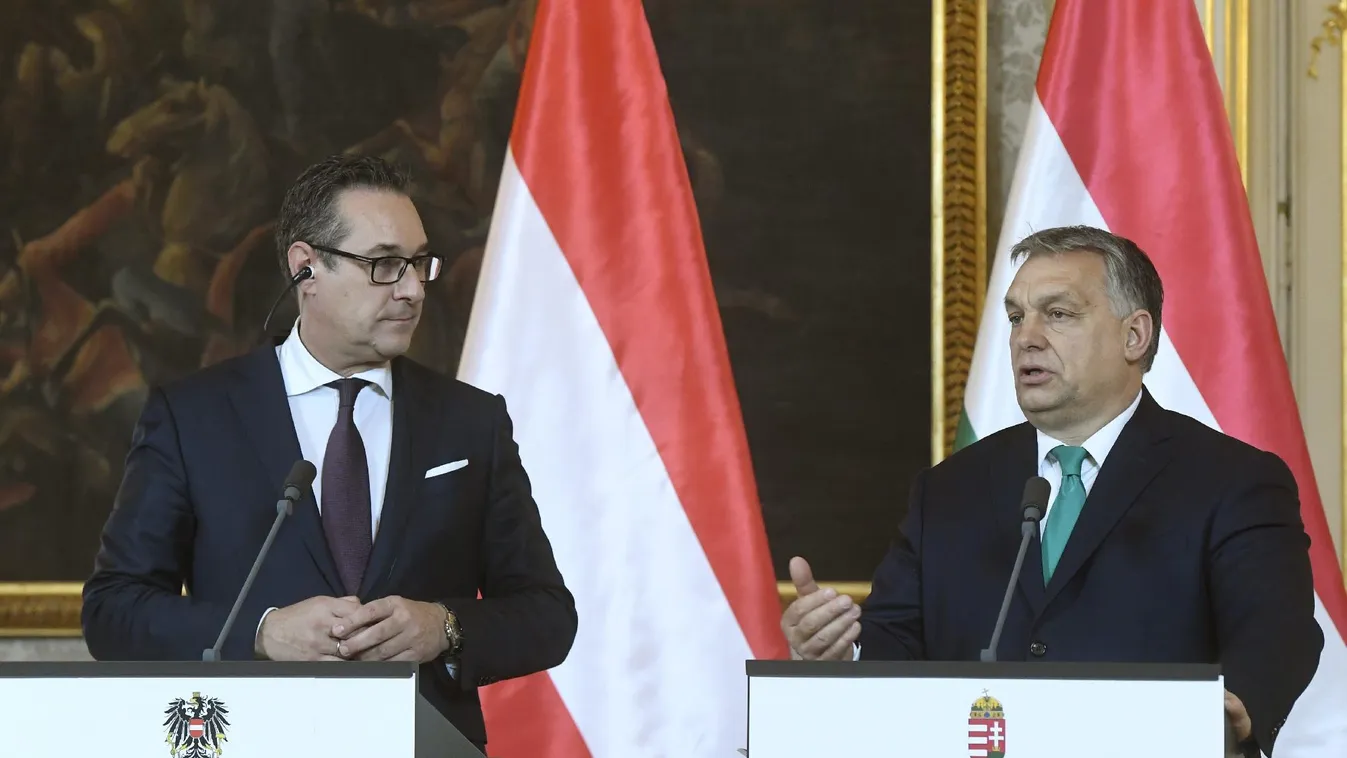 Nagyra értékeli Orbán Viktort a Budapestre látogató Strache