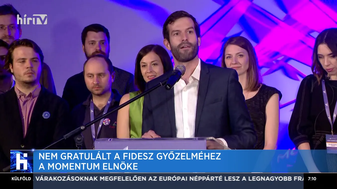Nem gratulált a Fidesz győzelméhez a Momentum elnöke