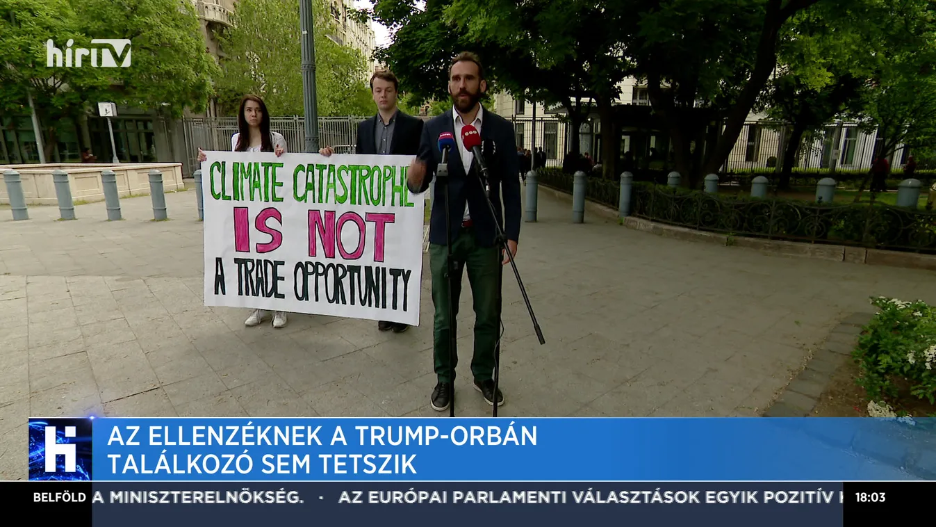 Az ellenzéknek a Trump-Orbán találkozó sem tetszik