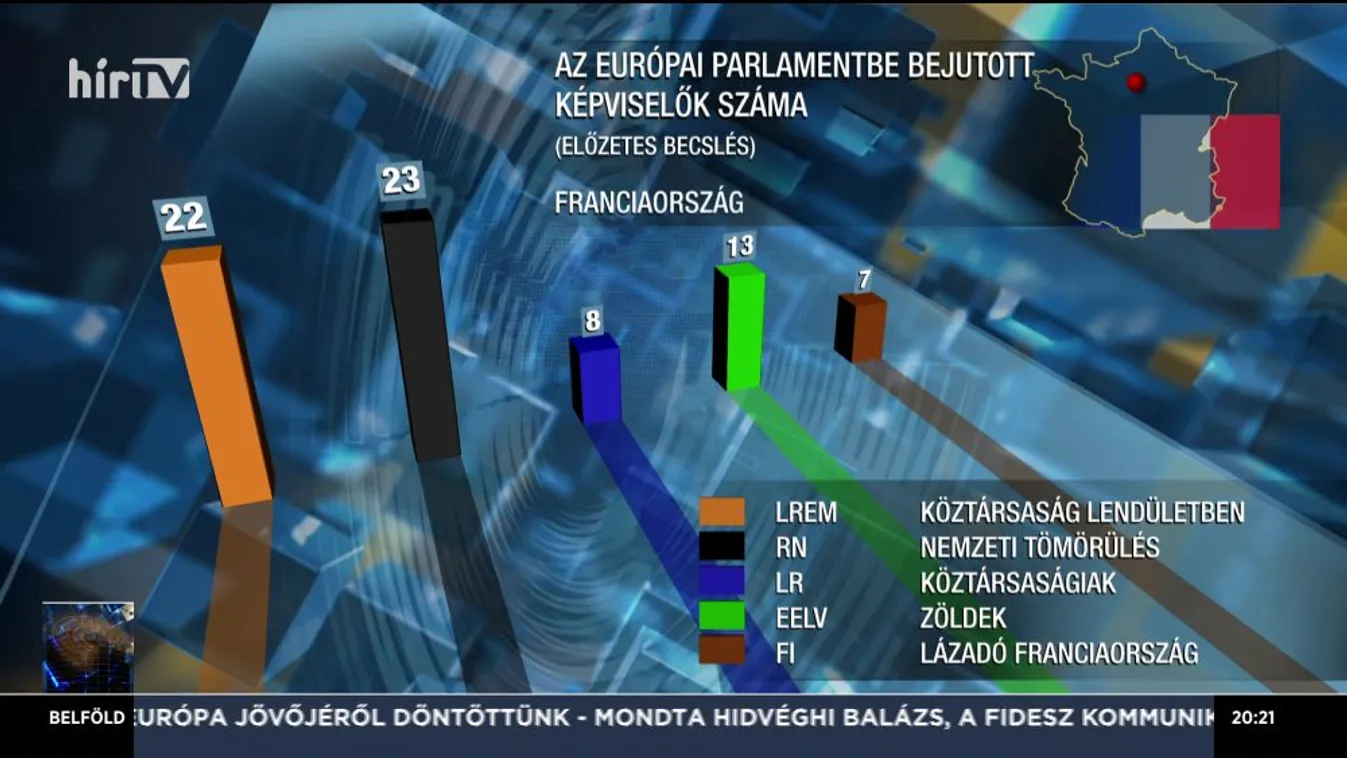 Exit poll: Nyert Marine Le Pen pártja