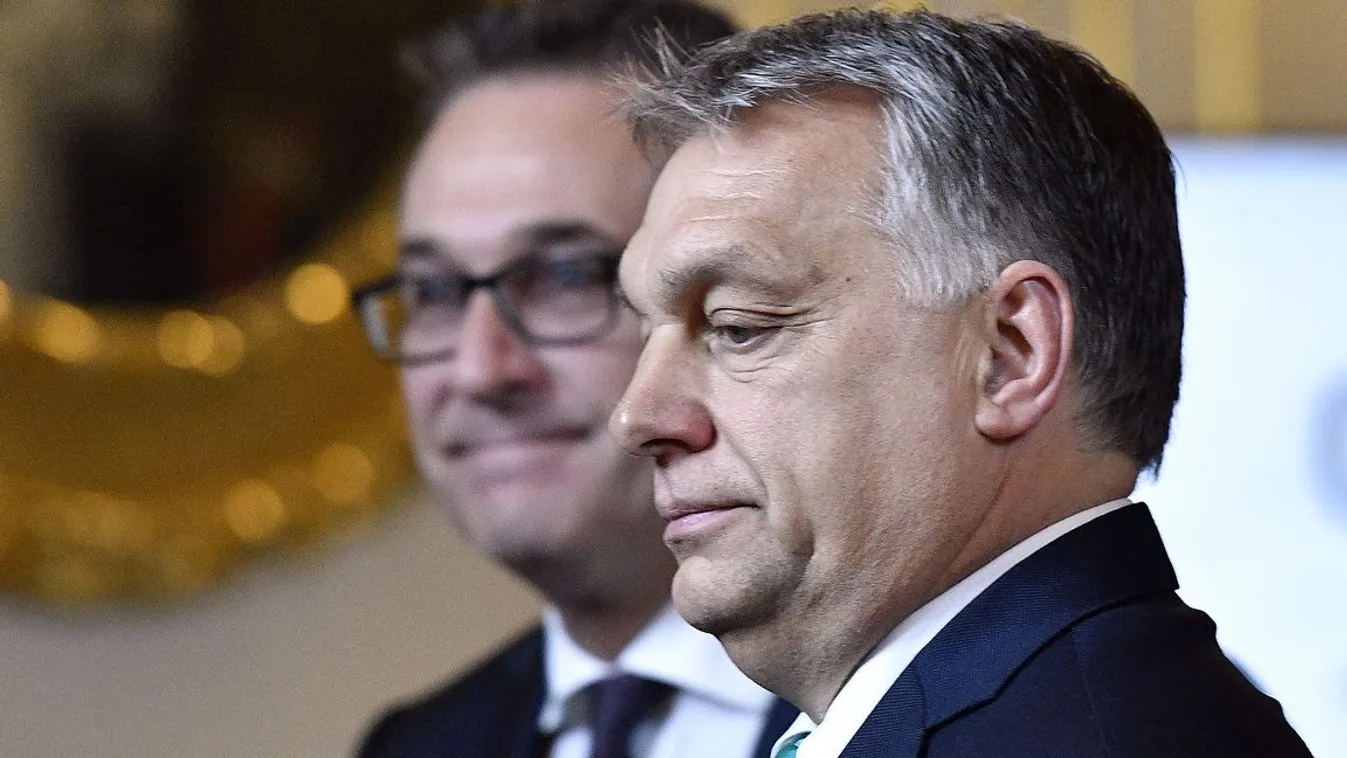 Orbán Viktor a Karmelita kolostorban fogadja az osztrák alkancellárt