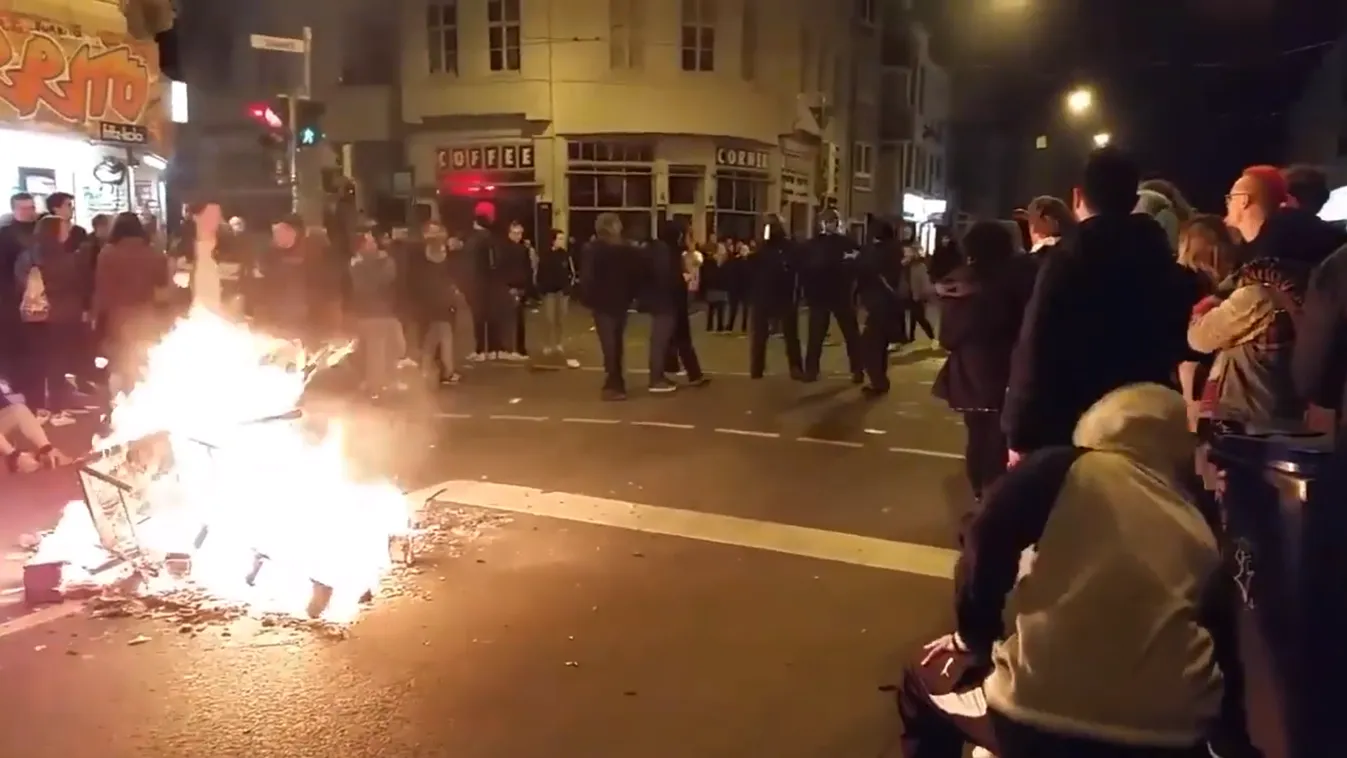 Szélsőbaloldaliak randalíroztak Brémában a jobboldali fordulat miatt