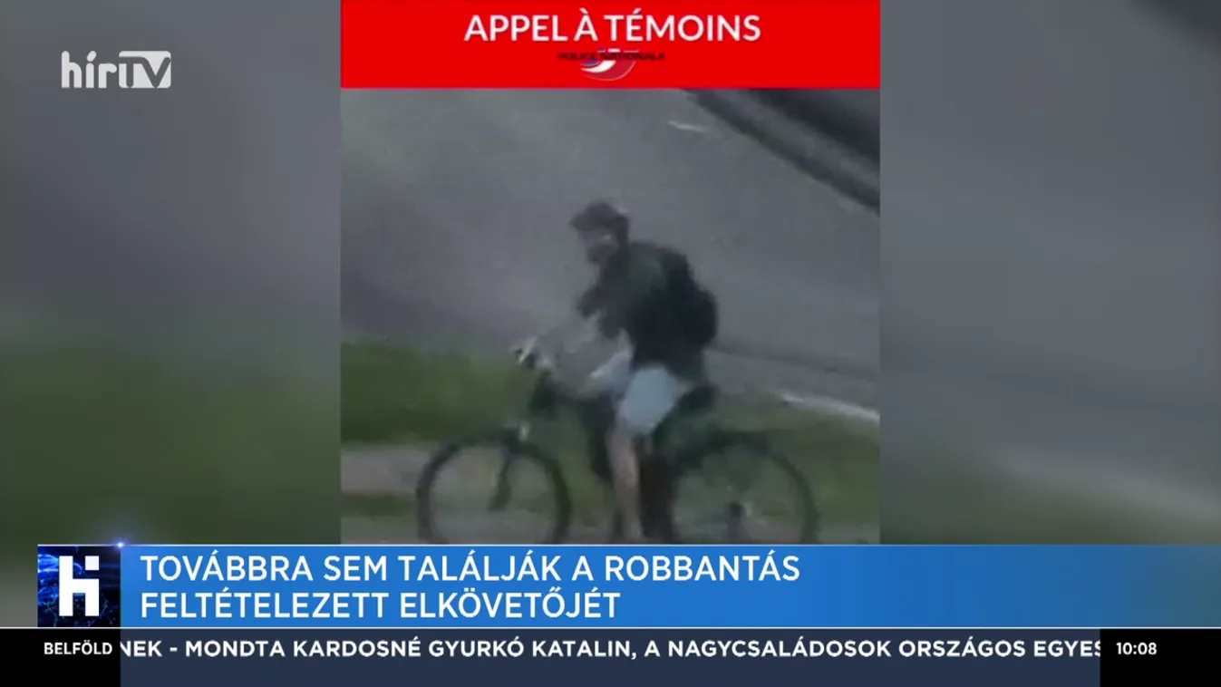 Továbbra sem találják a robbantás feltételezett elkövetőjét
