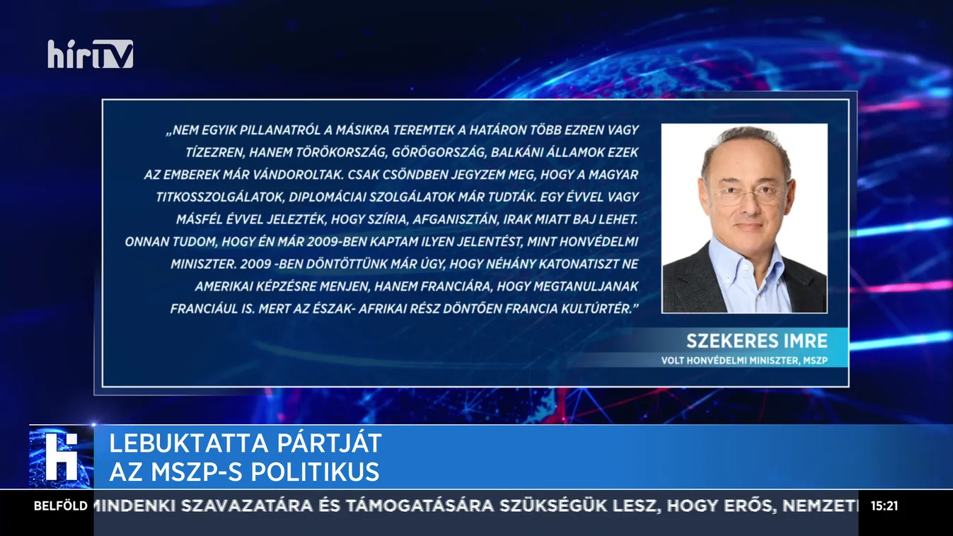 Lebuktatta pártját az MSZP-s Szekeres Imre