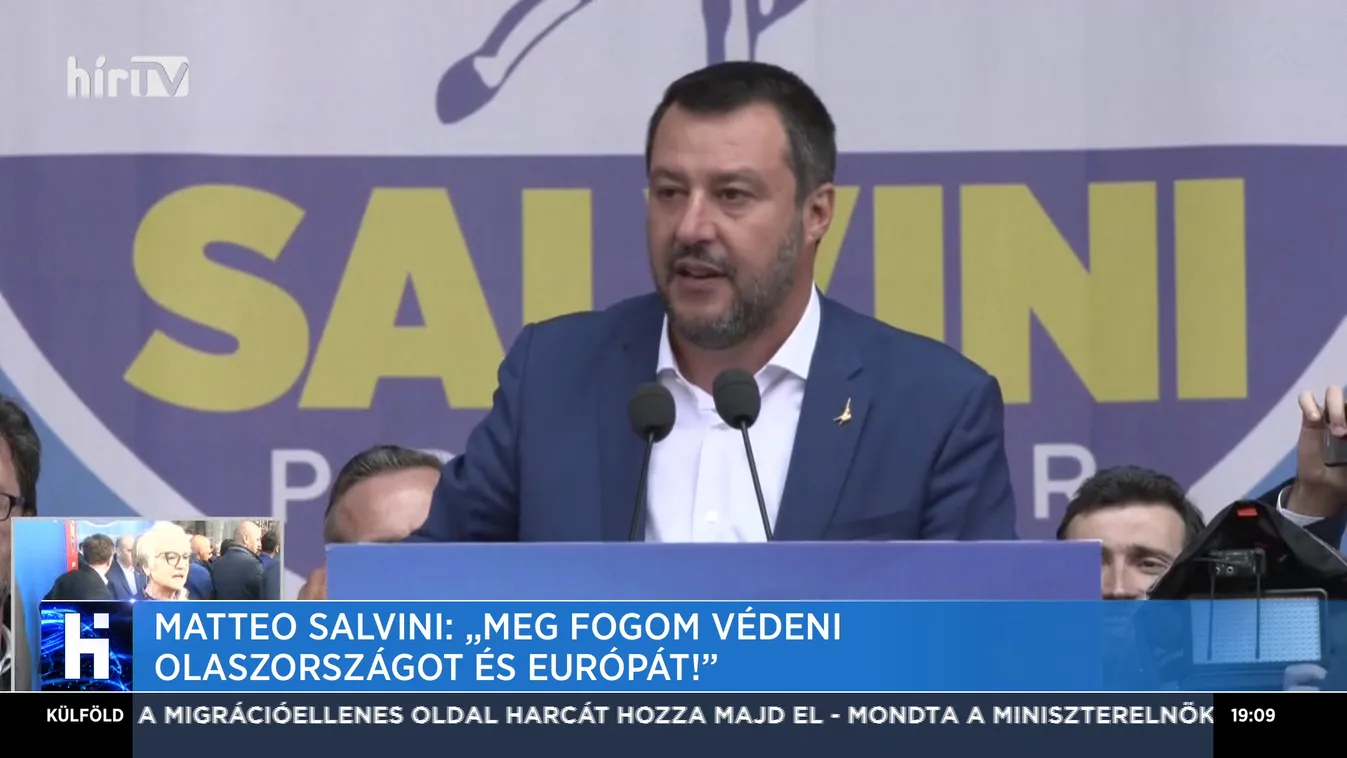 Matteo Salvini: "Meg fogom védeni Olaszországot és Európát!"