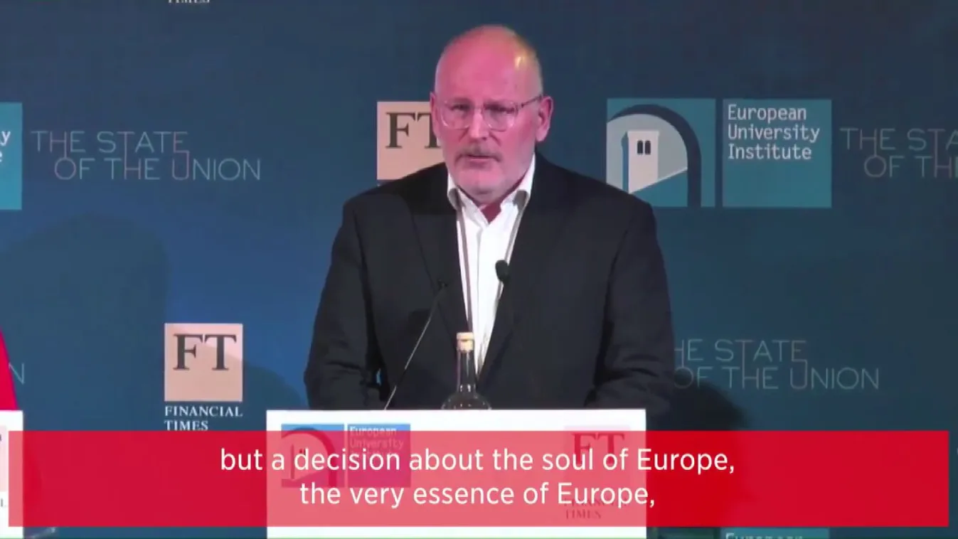 Frans Timmermans ismét élesen bírálta Orbán Viktort