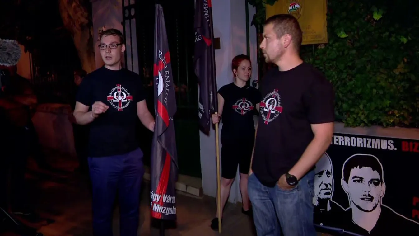 Tüntetés volt a román nagykövetség előtt