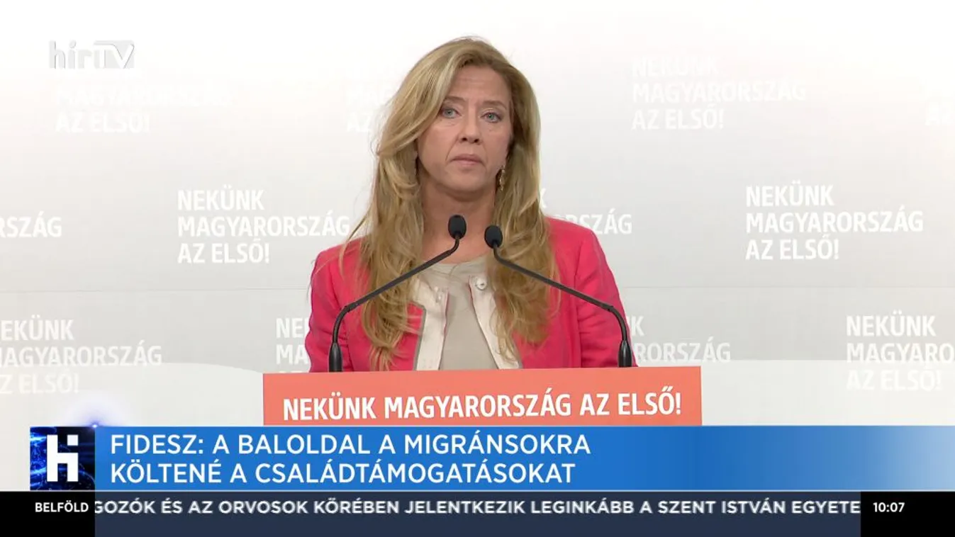 Fidesz: A baloldal a migránsokra költené a családtámogatásokat