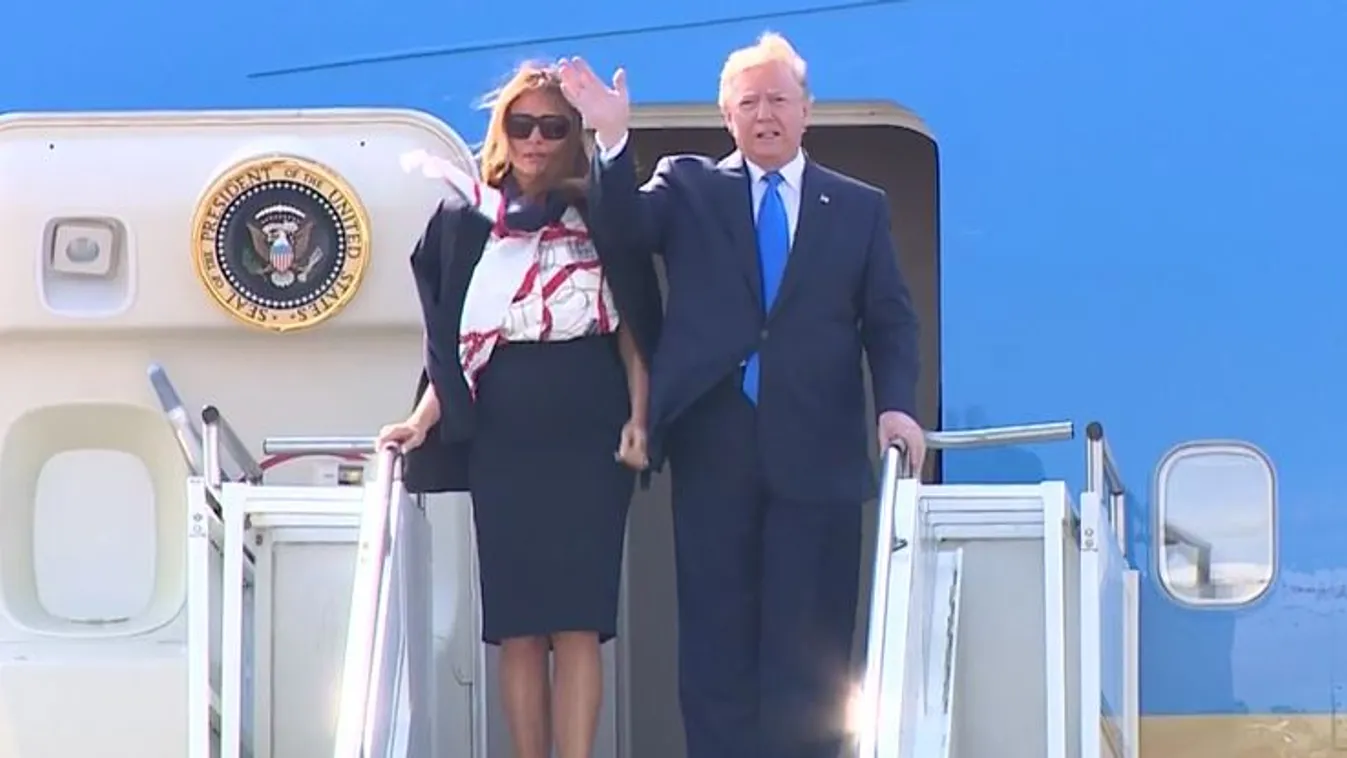 Londonba érkezett az amerikai elnök