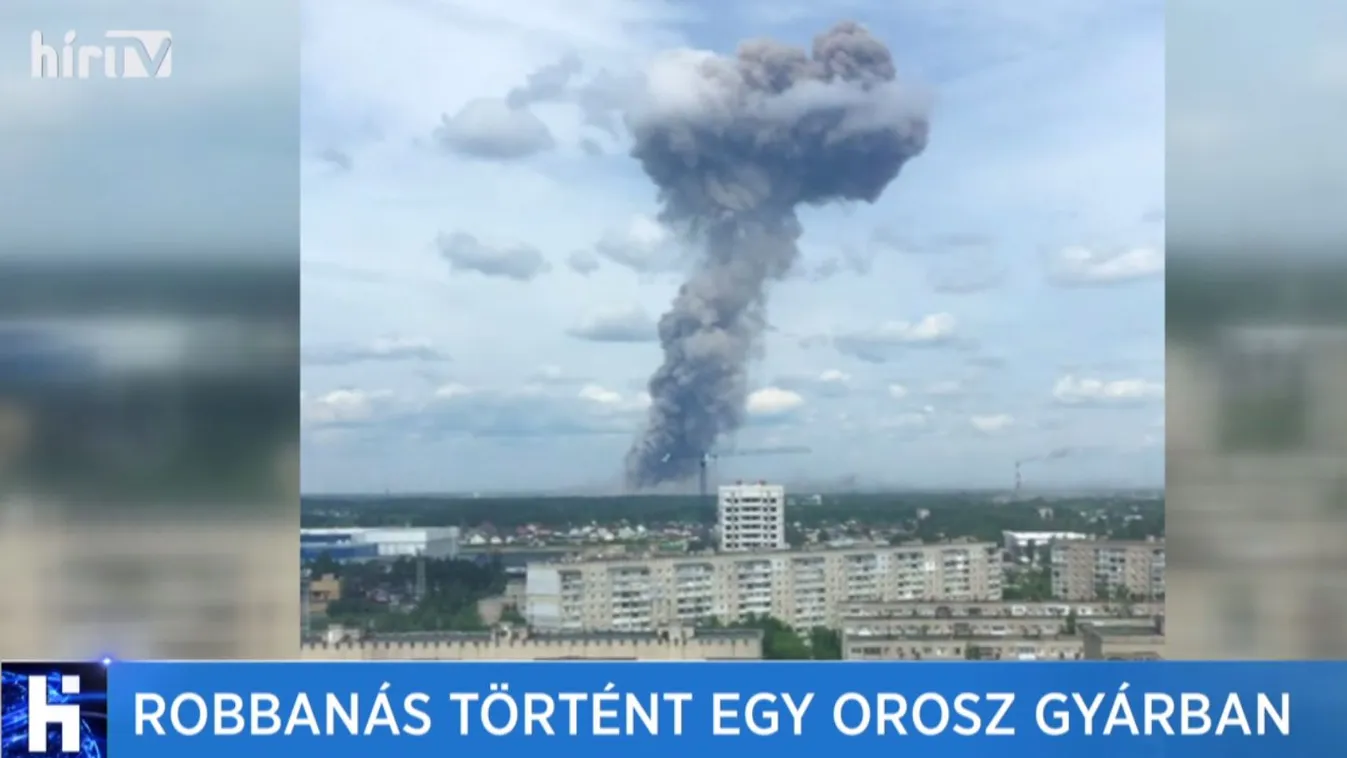 Robbanás történt egy orosz gyárban, sok a sérült