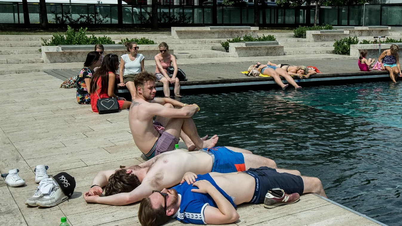 Tikkasztó hőség Európában