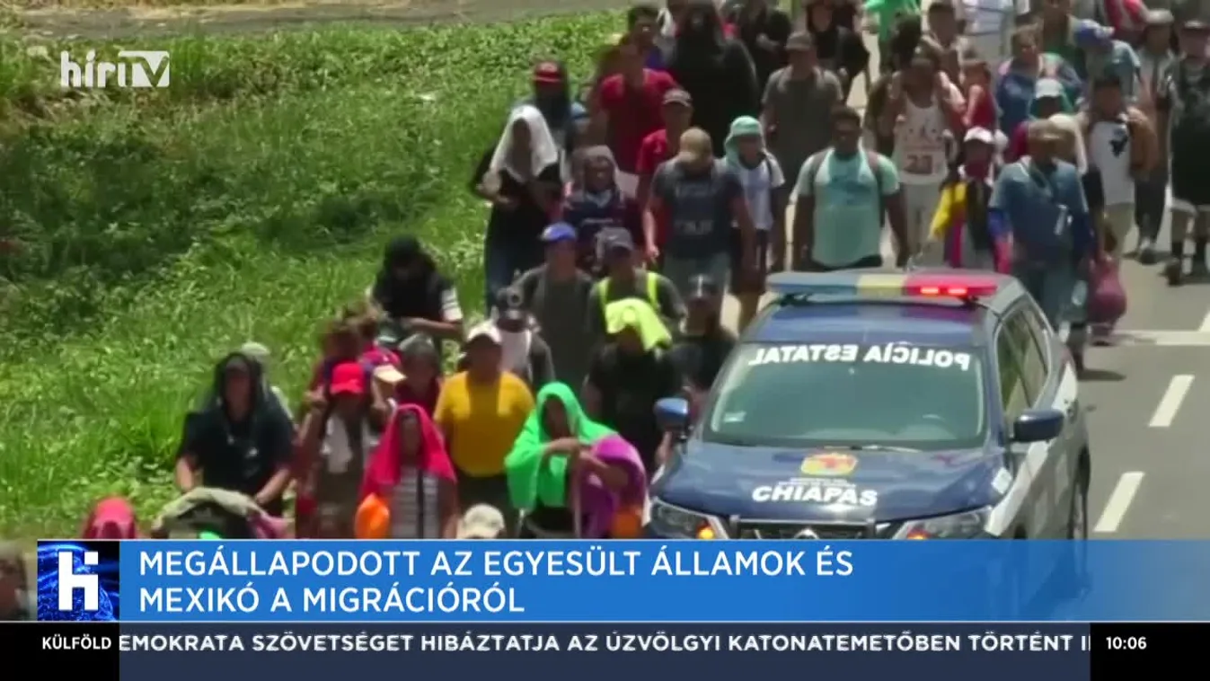 Megállapodott az Egyesült Államok és Mexikó a migrációról