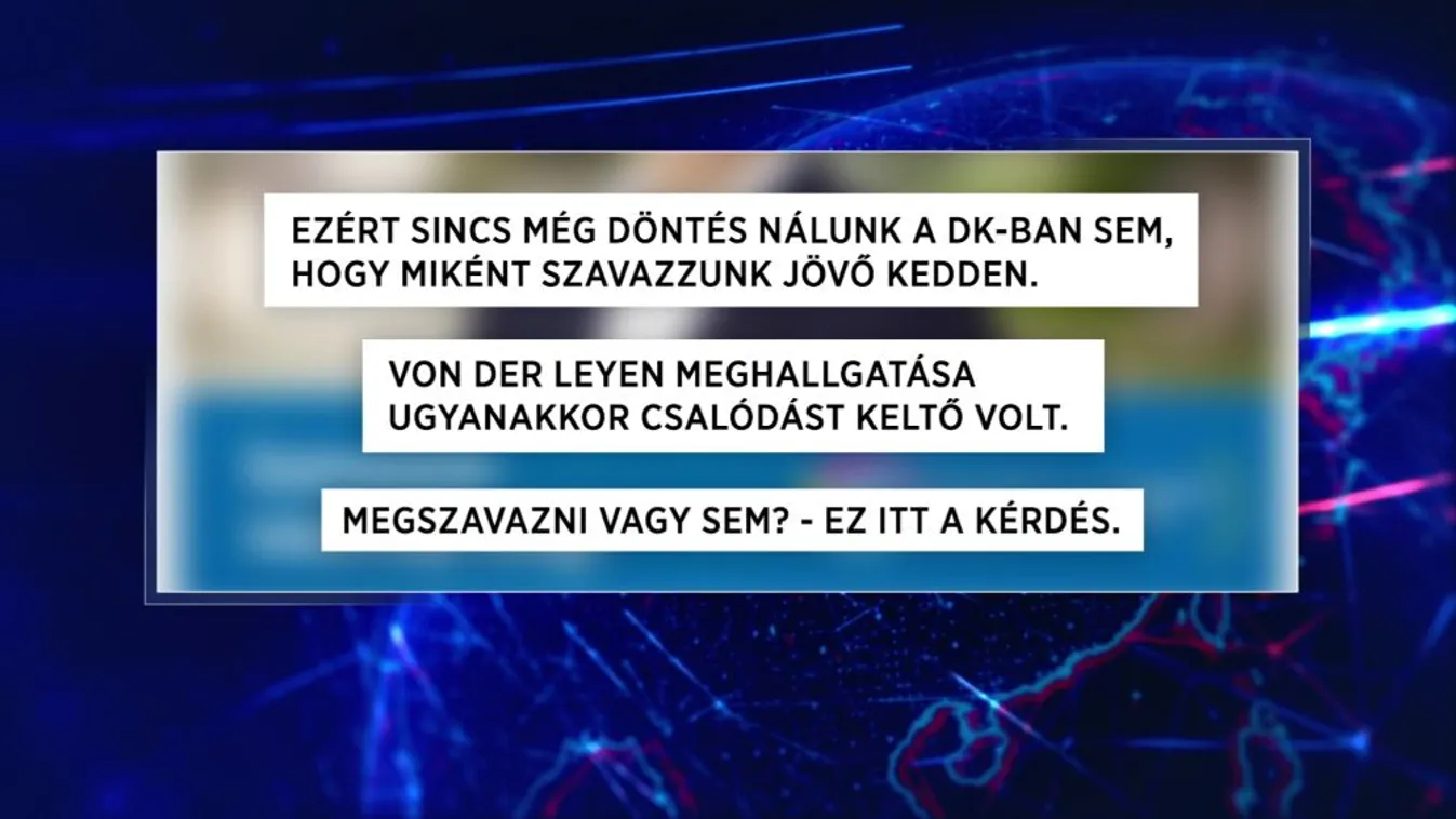 Vasárnap estig tart a DK konzultációja