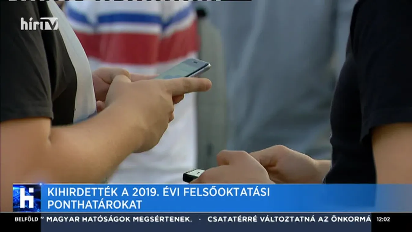 Kihirdették a 2019. évi felsőoktatási ponthatárokat