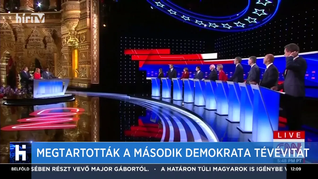 Megtartották a második demokrata tévévitát