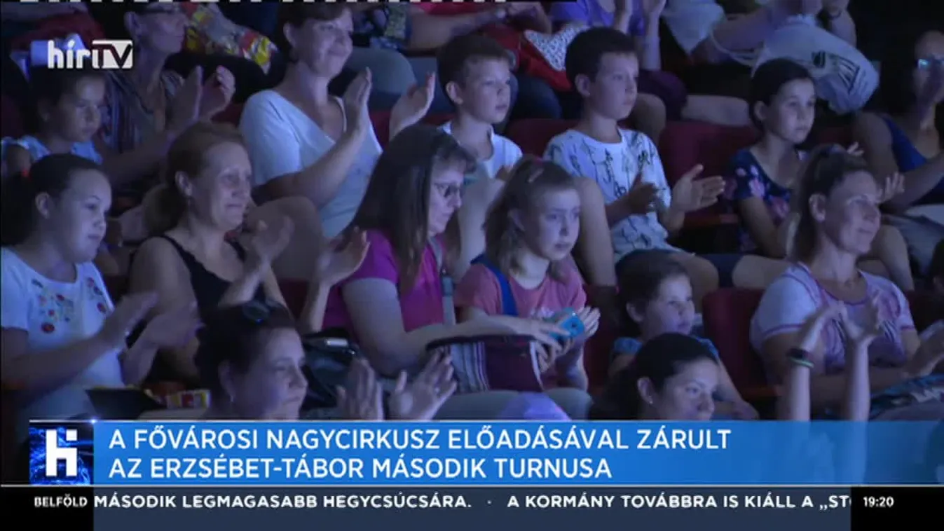 A Fővárosi Nagycikusz előadásával zárult az Erzsébet-tábor második turnusa