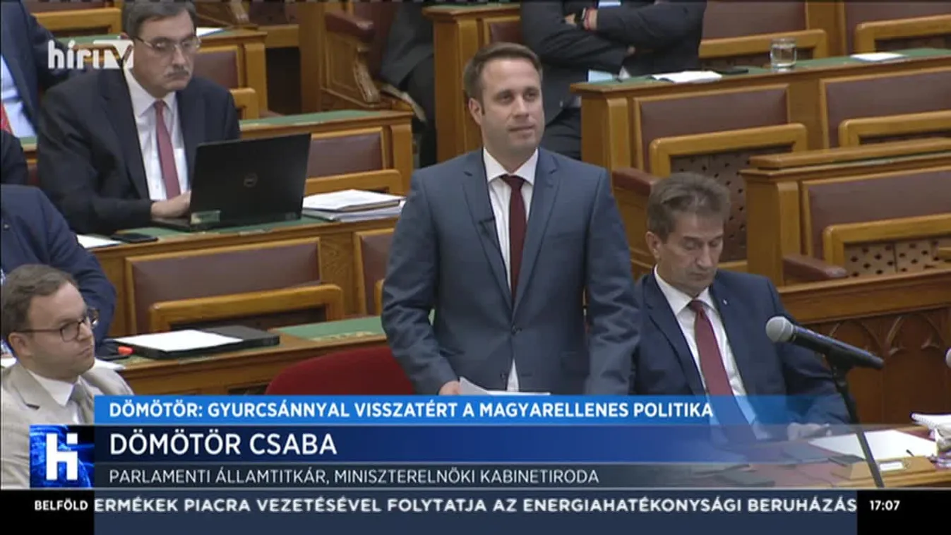 Napirend előtti felszólalások a parlamentben