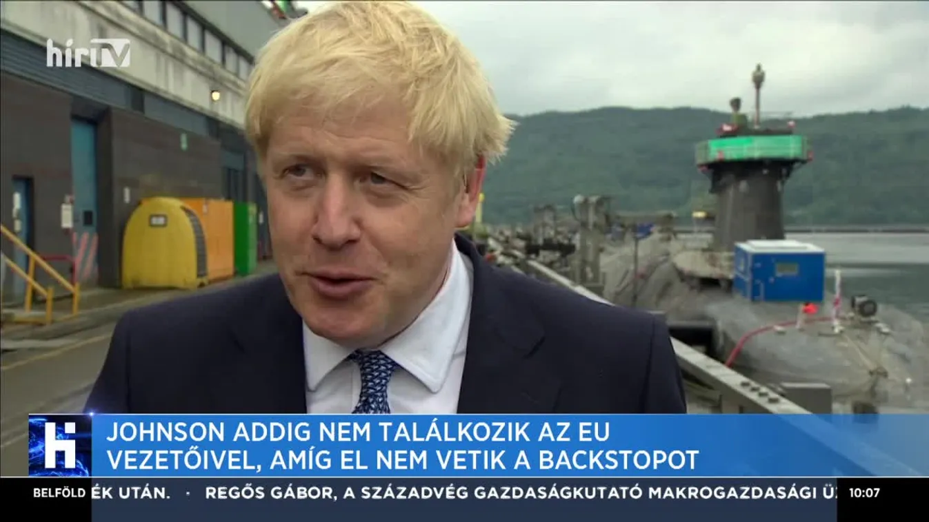 Johnson addig nem találkozik az EU vezetőivel, amíg el nem vetik a backstopot