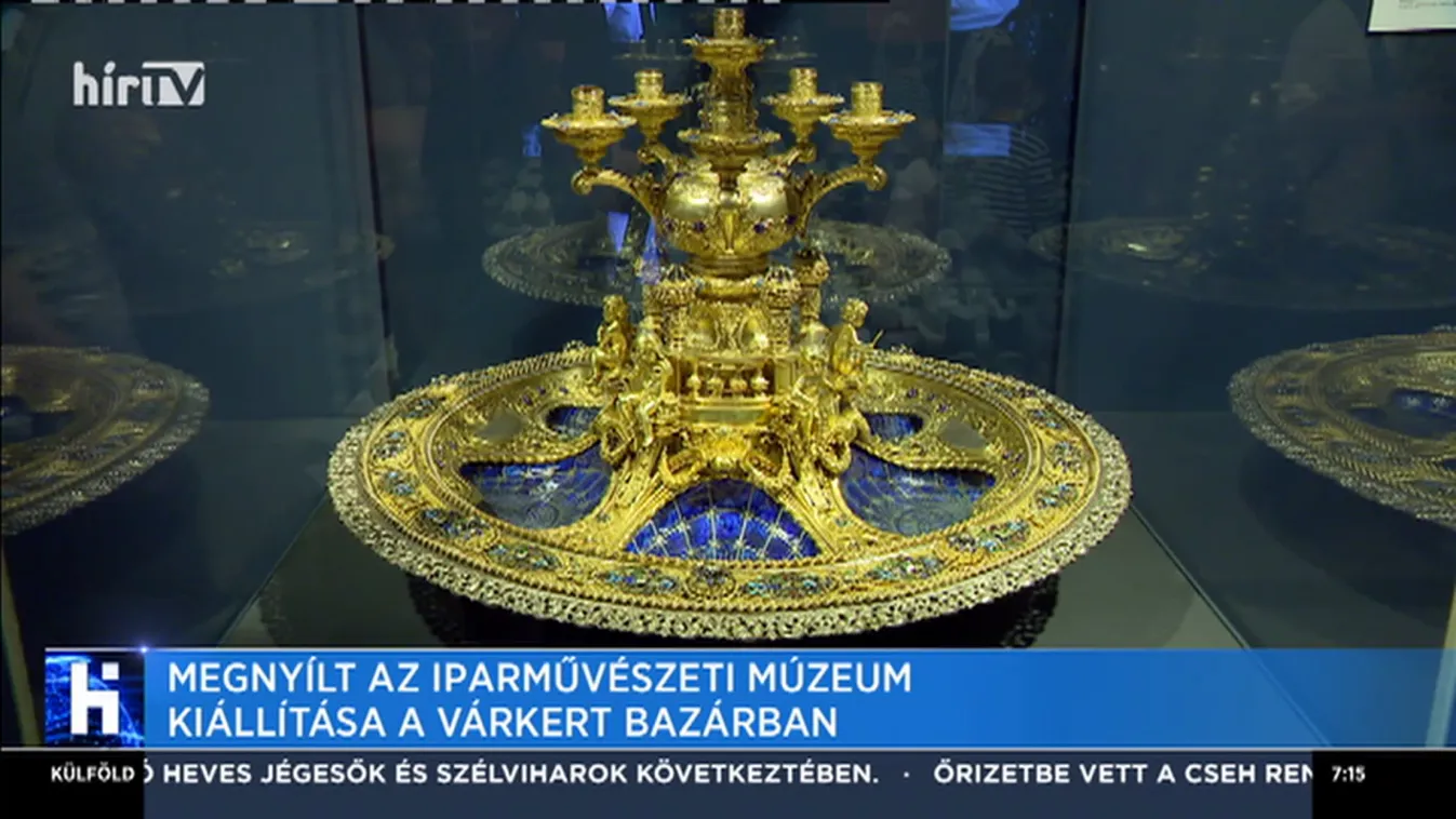 Megnyílt az Iparművészeti Múzeum kiállítása a Várkert Bazárban