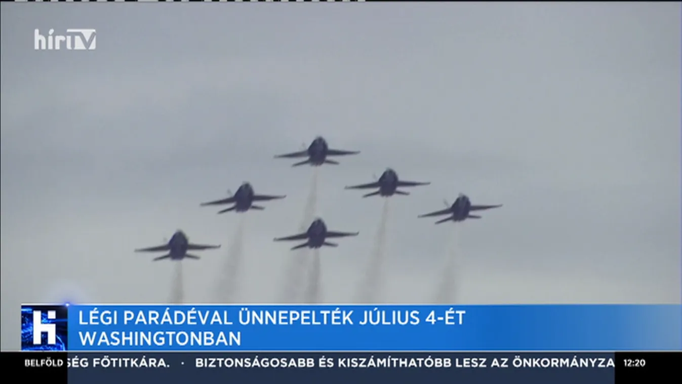 Légi parádéval ünnepelték július 4-ét Washingtonban