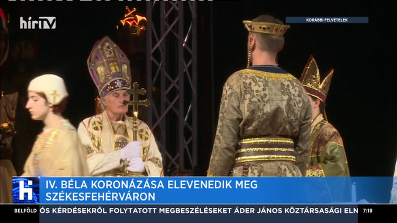 IV. Béla koronázása elevenedik meg Székesfehérváron