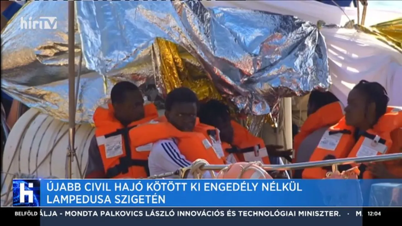 Újabb civil hajó kötött ki engedély nélkül Lampedusa szigetén