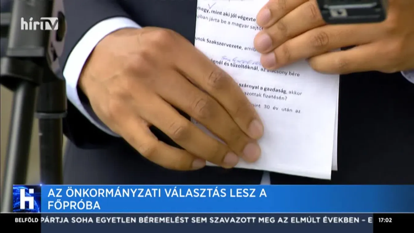 Az önkormányzati választás lesz a főpróba