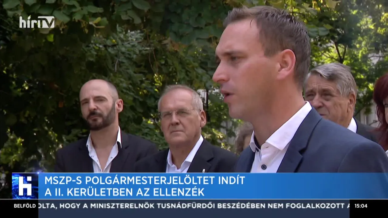MSZP-s polgármester-jelöltet indít a II. kerületben az ellenzék