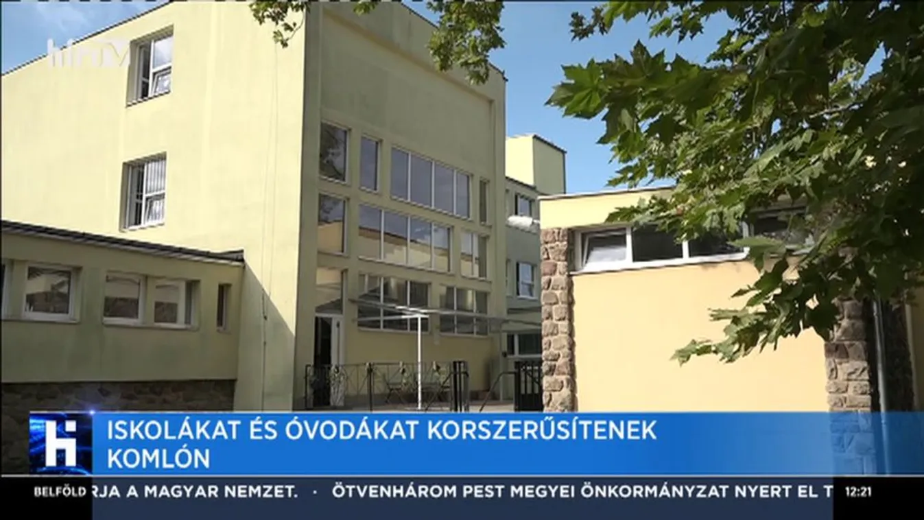 Iskolákat és óvodákat korszerűsítenek Komlón