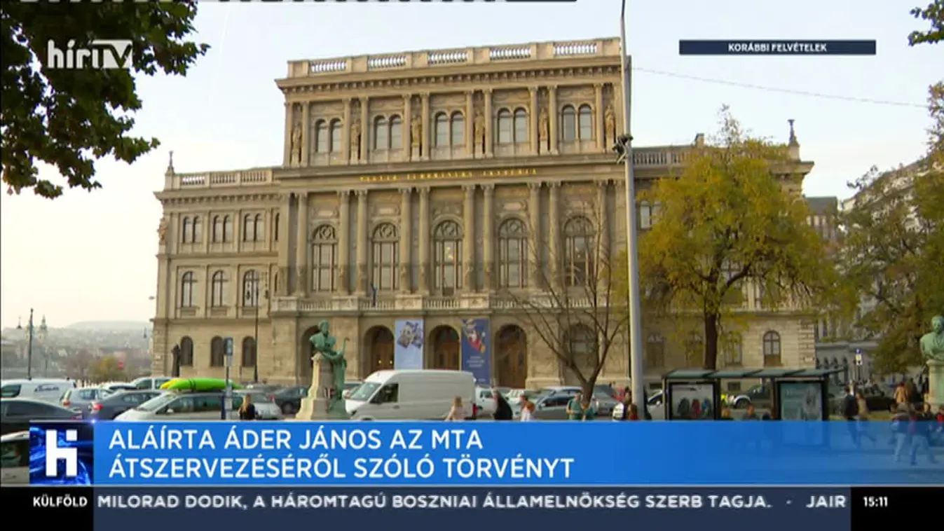 Aláírta Áder János az MTA átszerveződéséről szóló törvényt