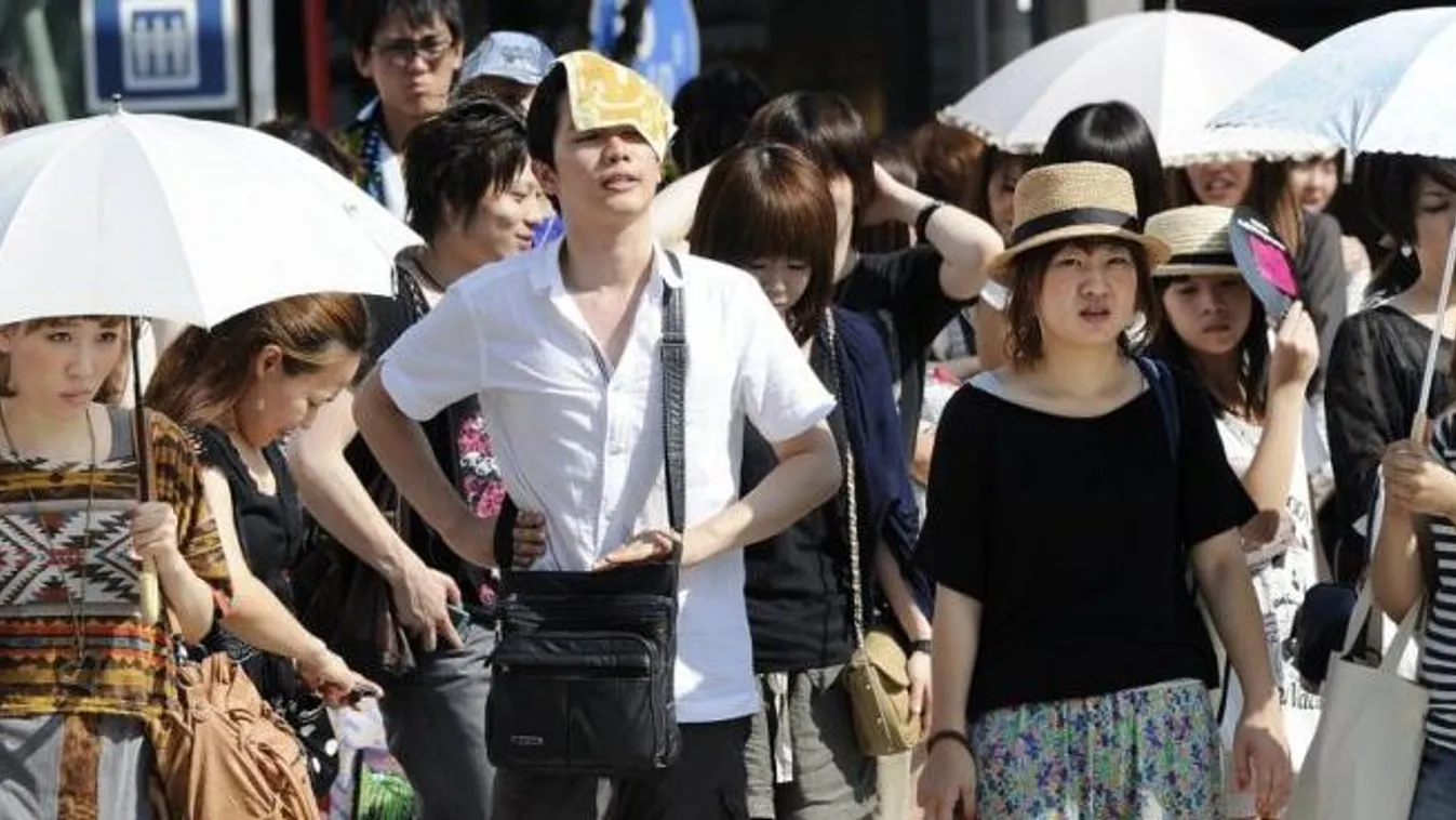 Sokan meghaltak Japánban a nagy meleg miatt