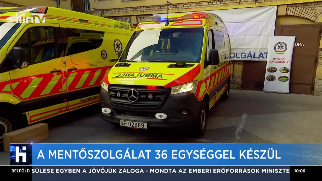 A mentőszolgálat 36 egységgel készül az augusztus 20-ai ünnepségre