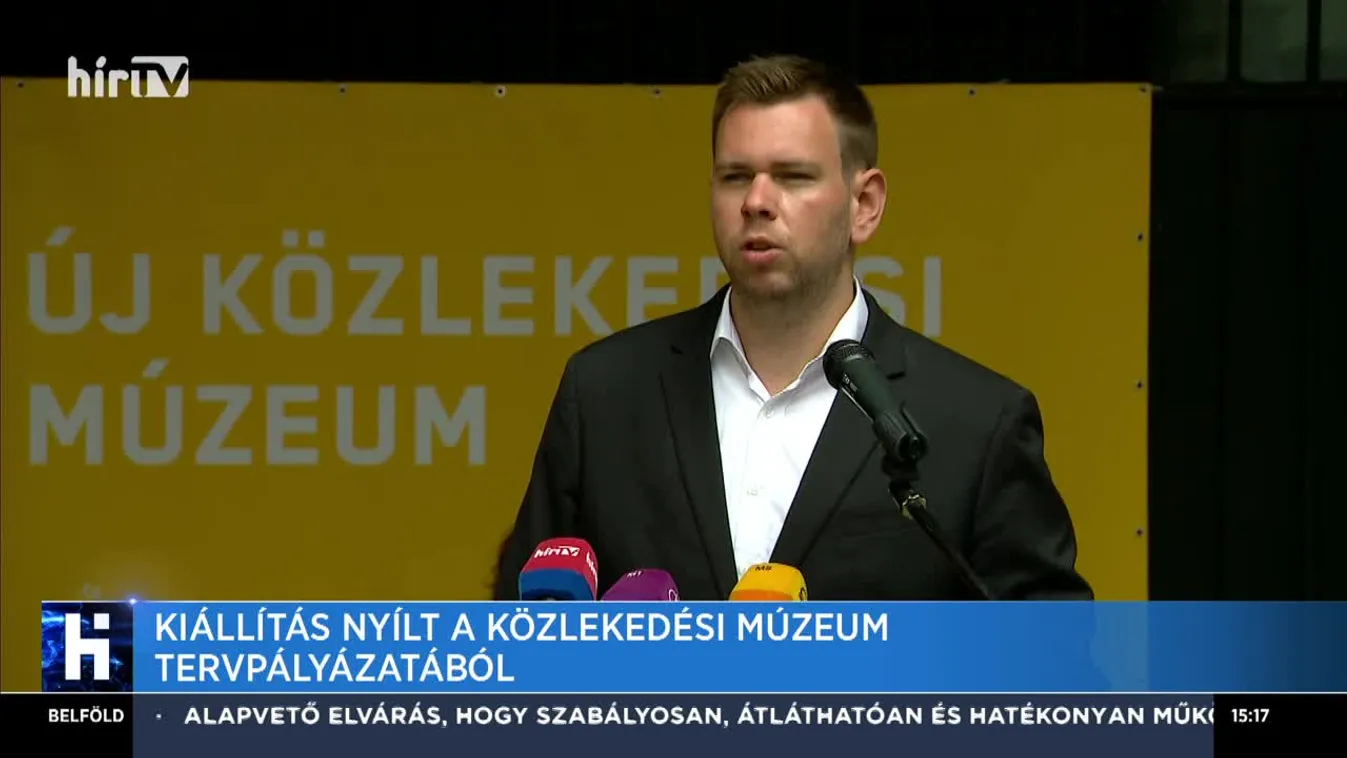 Kiállítás nyílt a Közlekedési Múzeum tervpályázatából