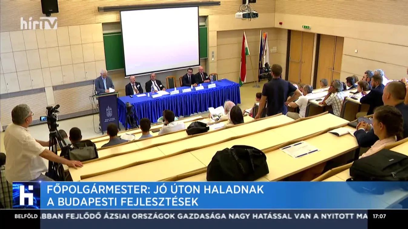 Főpolgármester: Jó úton haladnak a budapesti fejlesztések