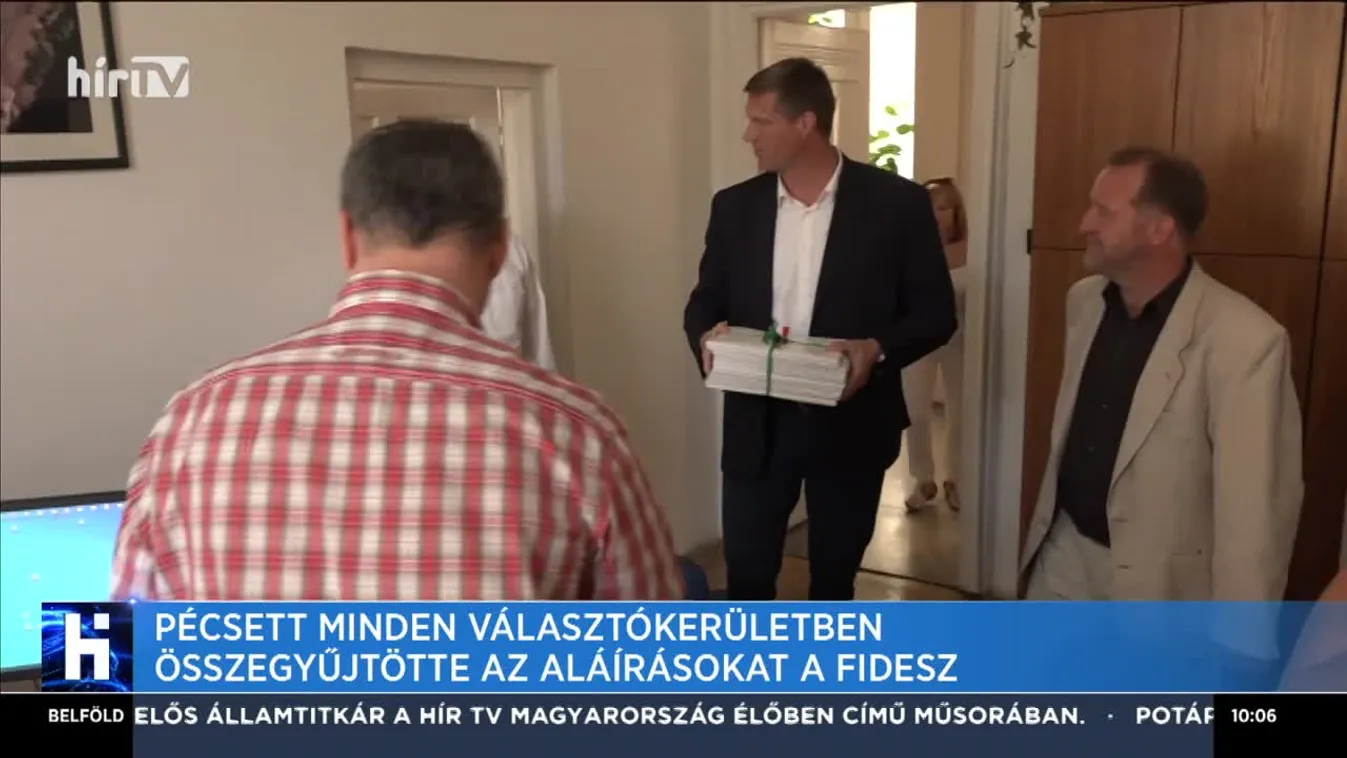 Pécsett minden választókerületben összegyűjtötte a aláírásokat a Fidesz