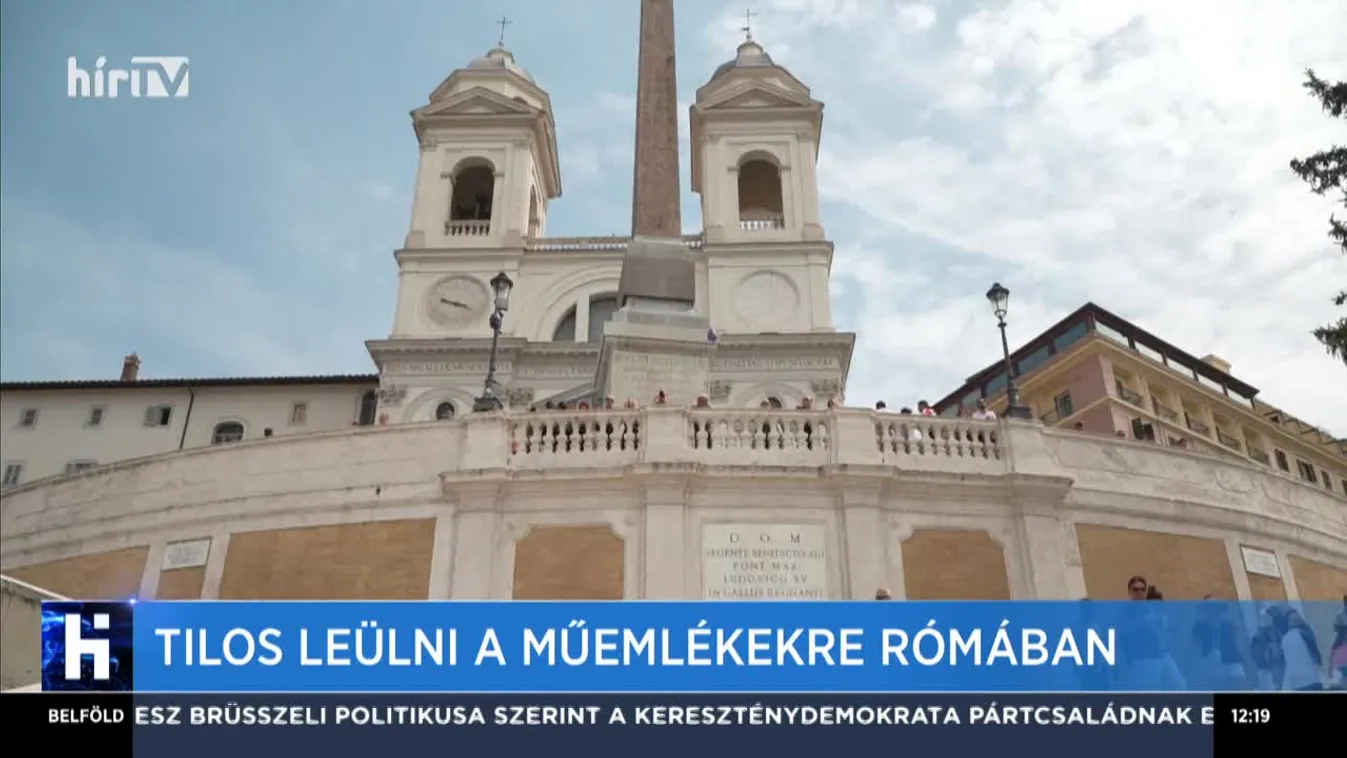 Tilos leülni a műemlékekre Rómában