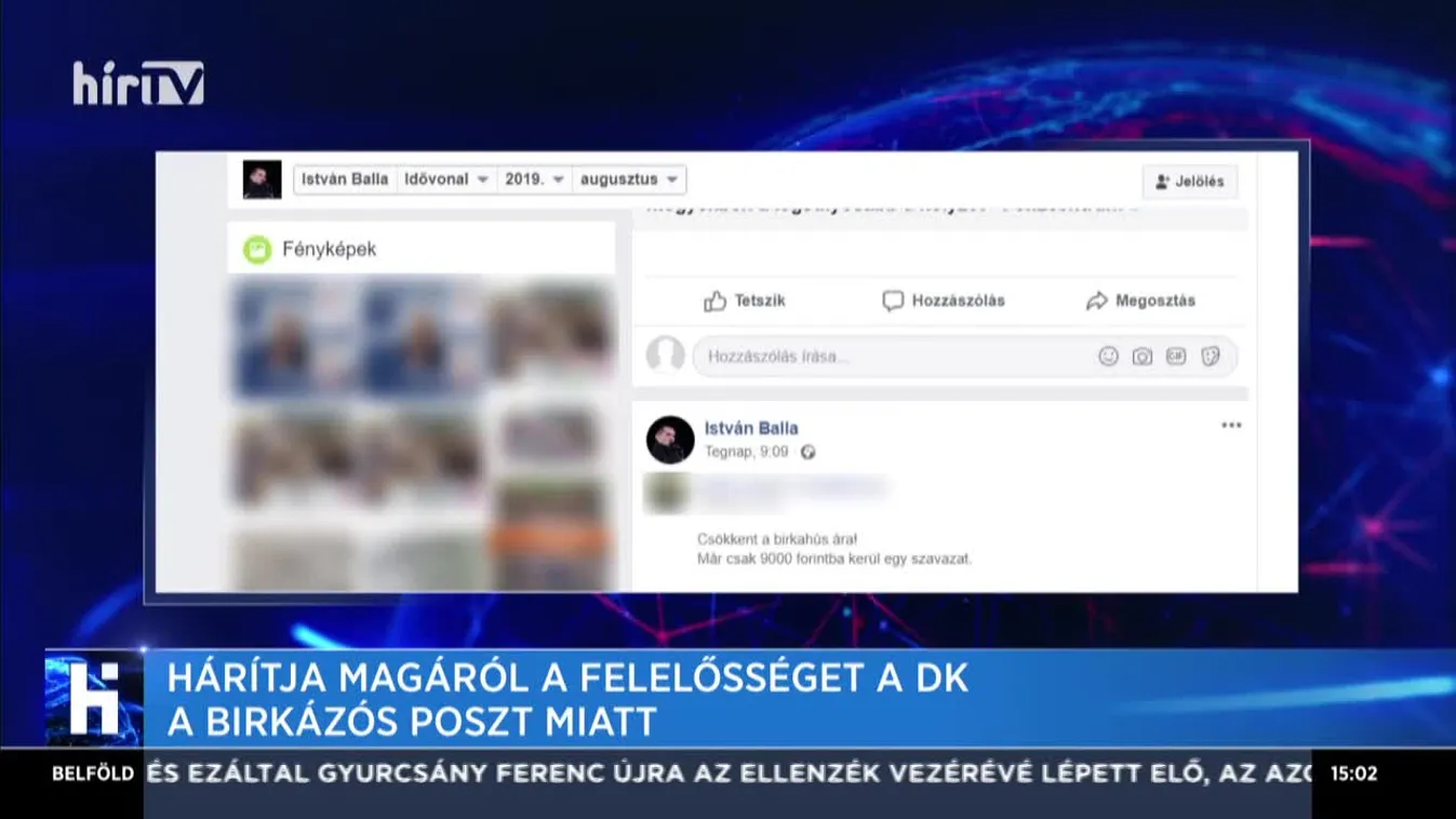 Hárítja magáról a felelősséget a DK a birkázós poszt miatt