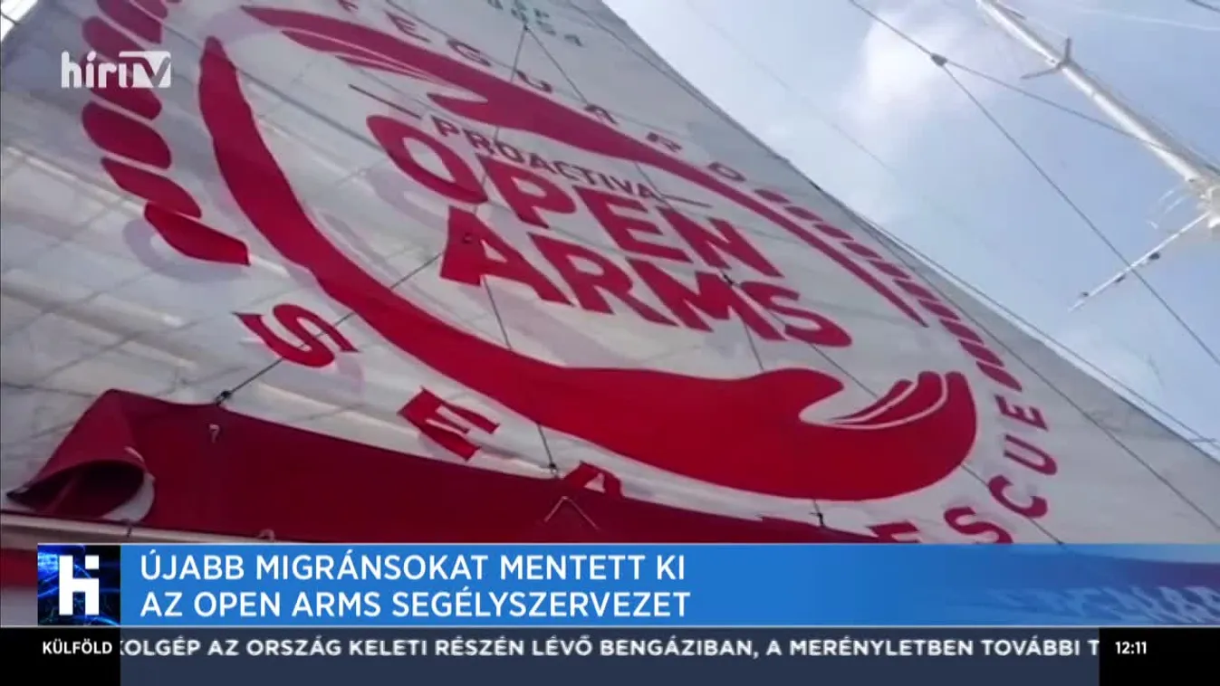 Újabb migránsokat mentett ki az Open Arms segélyszervezet