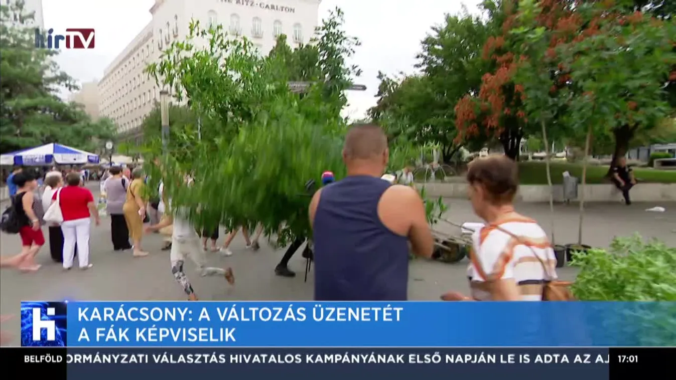 Karácsony: A változás üzenetét a fák képviselik