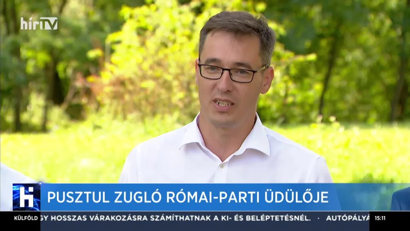 Pusztul Zugló római-parti üdülője