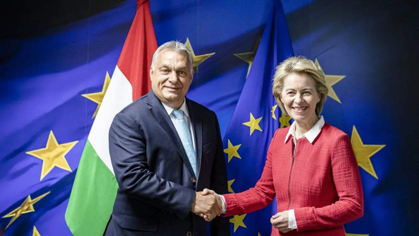 Orbán Viktor Ursula von der Leyennel tárgyalt