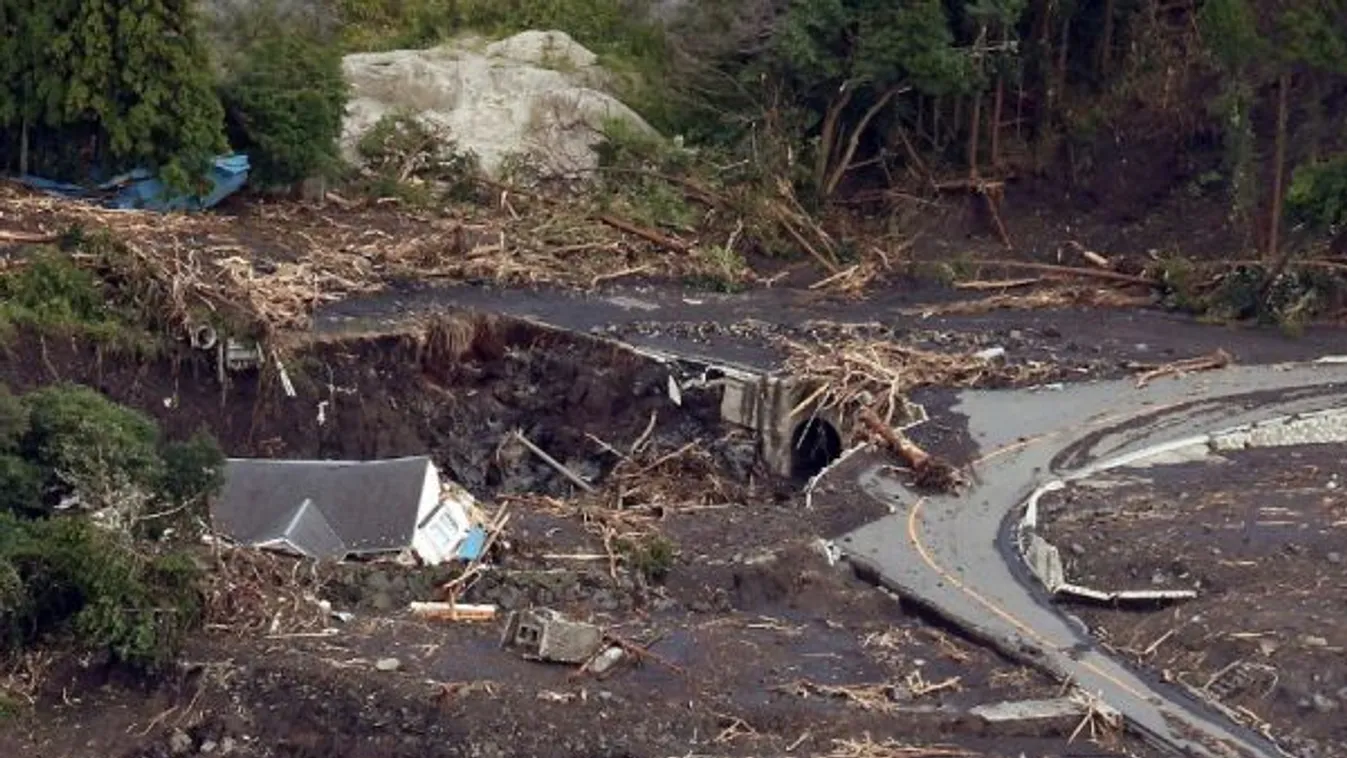 Lecsapott Kína keleti partvidékére a Lekima tájfun, földcsuszamlást is okozott