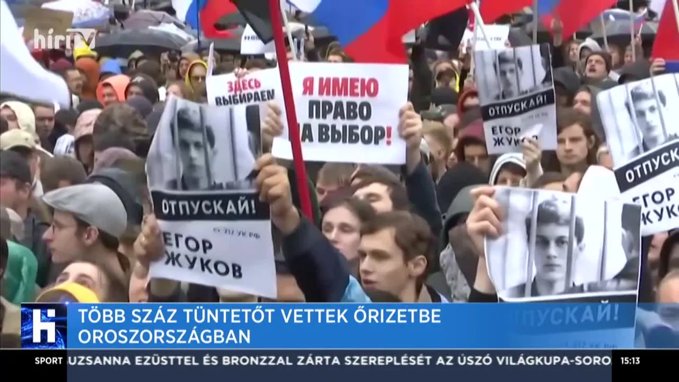 Több száz tüntetőt vettek őrizetbe Oroszországban
