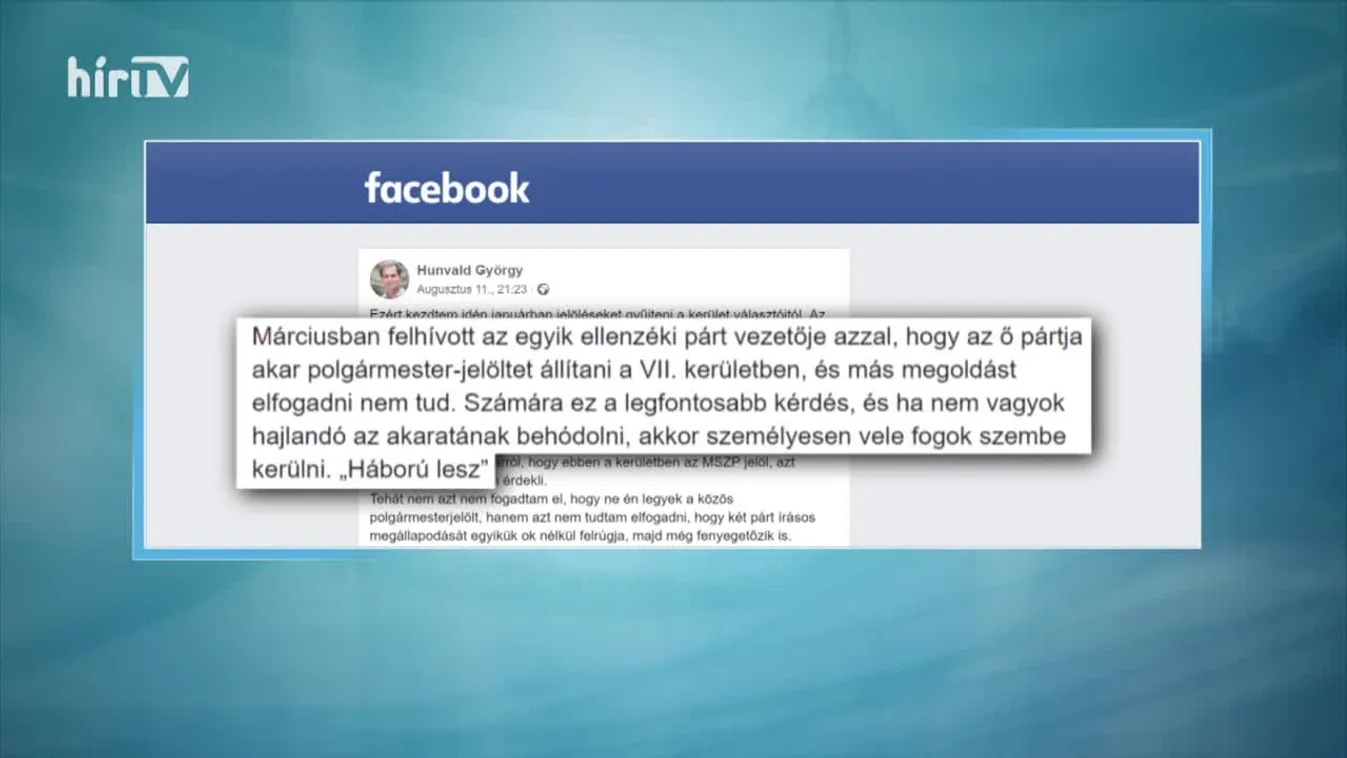 Magyarország élőben Hunvald Györggyel