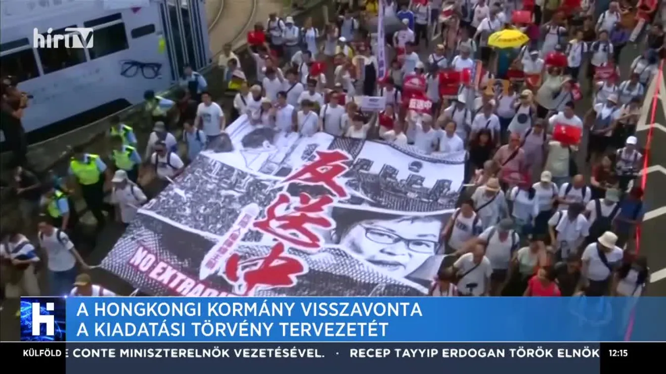 A hongkongi kormány visszavonta a kiadatási törvény tervezetet