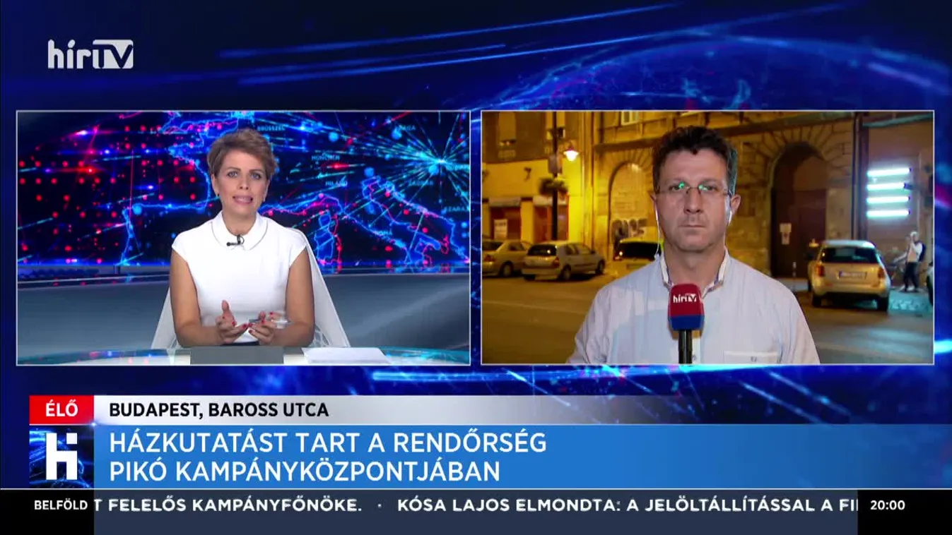 Házkutatást tartott a rendőrség Pikó András kampányközpontjában