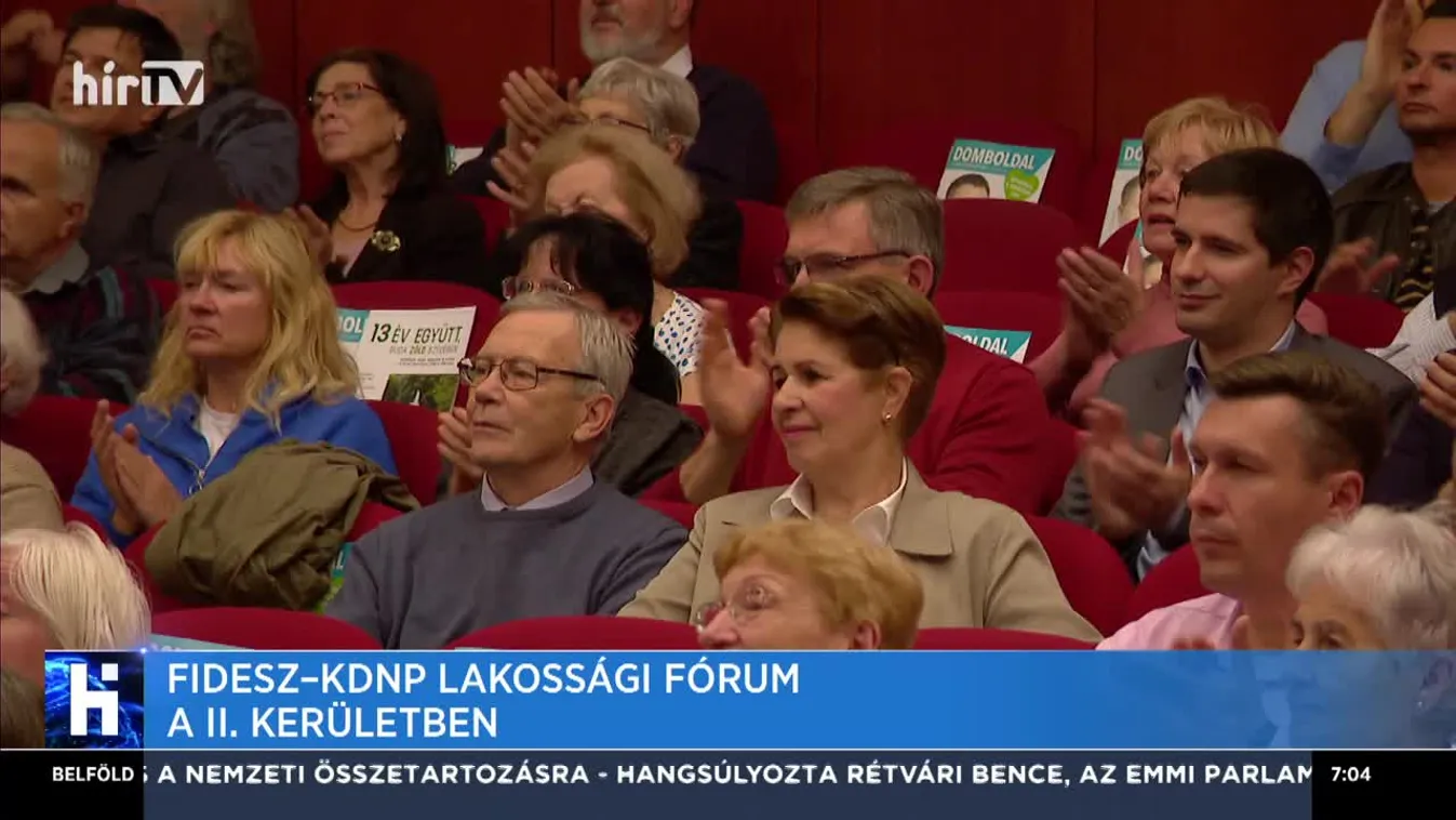 Fidesz-KDNP lakossági fórum a II. kerületben